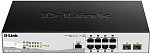 1000679687 Коммутатор D-LINK Коммутатор/ DGS-1210-10P/ME/B Managed L2 Metro Ethernet Switch 8x1000Base-T PoE, 2x1000Base-X SFP, PoE Budget 78W, Surge 6KV, CLI, RJ45 Console,