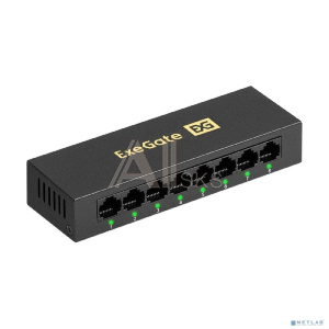 Exegate EX298690RUS Коммутатор неуправляемый ExeGate EDES-1008D (8-портовый UTP 10/100Mbps, металлический корпус, с функцией энергосбережения (EEE), н Exegate EX298690RUS Коммутатор неуправляемый ExeGate EDES-1008D (8-портовый UTP 10/100Mbps, металлический корпус, с функцией энергосбережения (EEE), н