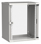 Шкаф коммутационный ITK Linea WE (LWE3-15U64-GF) настенный 15U 600x450мм пер.дв.стекл 50кг серый 400мм 200град. 715мм IP20 сталь Шкаф коммутационный ITK Linea WE (LWE3-15U64-GF) настенный 15U 600x450мм пер.дв.стекл 50кг серый 400мм 200град. 715мм IP20 сталь