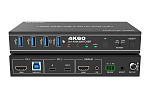 Коммутатор Infobit [iTrans UC-Hub21] 4K60 18 Гбит/с HDMI/USB-C 2x1 UC/KVM
