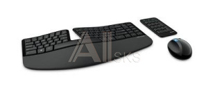 1150904 Комплект (клавиатура+мышь) Microsoft Sculpt Ergonomic Desktop USB (L5V-00017)