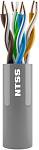 2004640 Кабель информационный NTSS NTSS-IN-UTP4-5Е-PVC-GY кат.5E U/UTP 4X2X24AWG PVC внутренний 305м серый