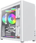 1000723961 Компьютерный корпус mATX/ Gamemax Spark Full White mATX case, white, PSU, w/1xUSB3.0+1xType-C, 1xCombo Audio