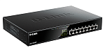 D-Link DGS-1008MP/B1A, Layer 2 unmanaged Gigabit Switch with PoE and Green Ethernet power save technology