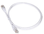 TWT-45-45-0.15-WH Патч-корд TWT UTP кат.5e, с заливными колпачками, 0.15 м, белый