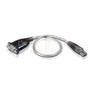 1497605 ATEN UC232A1 Адаптер, USB<=>RS232, А-тип> DB 9, Male>Male, USB 1.1, (для подключения COM устройств к компьютеру) 1.2м