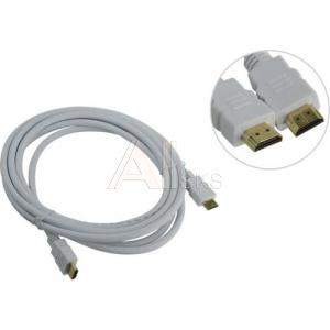 1699558 Aopen Кабель HDMI 19M/M ver 2.0, 3М, белый <ACG711W-3M>