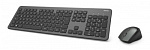 1402934 Клавиатура + мышь Hama KMW-700 клав:черный/серый мышь:черный/серый USB 2.0 беспроводная slim Multimedia