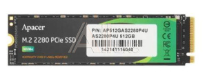 3216674 SSD жесткий диск M.2 PCIE 512GB AP512GAS2280P4U-1 APACER