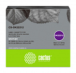 1449624 Картридж ленточный Cactus CS-DK22212 DK-22212 черный для Brother P-touch QL-500, QL-550, QL-700, QL-800