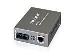 TP-Link MC210CS, Медиаконвертер 10/100/1000 Мбит/с RJ45 - 1000 Мбит/с разъём SC (одномодовый), полнодуплексный, до 20 км, переключающийся адаптер пита