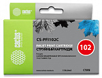 471801 Картридж струйный Cactus CS-PFI102C PFI-102C синий (130мл) для Canon IP iPF500/iPF600/iPF700/ MFP M40/iPF765/LP17/LP24