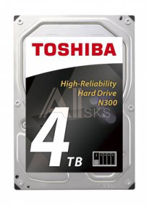 419790 Жесткий диск Toshiba SATA-III 4Tb HDWQ140UZSVA NAS N300 (7200rpm) 128Mb 3.5" Bulk