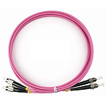 11053567 Cabeus FOP-50-OM4-FC-ST-2m Шнур оптический duplex FC-ST 50/125 mm OM4 2м LSZH