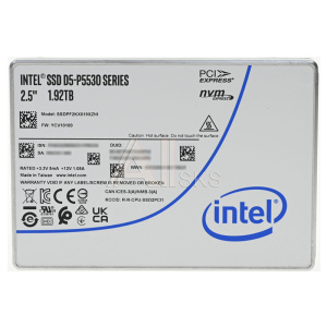 1000712803 Накопитель Intel Corporation Твердотельный накопитель/ Intel SSD D5-P5530 Series (1.92TB, 2.5in PCIe 4.0 x4, TLC)