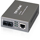 MC100CM TP-Link Медиаконвертер 10/100 Мбит/с RJ45 - 100 Мбит/с разъём SC (многомодовый), полнодуплексный, до 2км, переключающийся адаптер питания, возможность