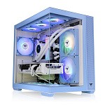 11060669 Корпус Thermaltake View 380 TG ARGB синий без БП ATX 6x120mm 2x140mm 1x200mm 2xUSB3.0 audio bott PSU