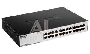 D-Link DGS-1024C/B1A, L2 Unmanaged Switch with 24 10/100/1000Base-T ports.16K Mac address, Auto-sensing, 802.3x Flow Control, Auto MDI/MDI-X for each