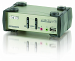 CS1732B-AT-G ATEN 2-Port PS/2-USB VGA/Audio KVMP™ Switch with OSD