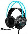 1431336 Наушники с микрофоном A4Tech Fstyler FH200i серый/синий 1.8м накладные оголовье (FH200I BLUE)