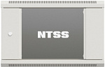 Шкаф коммутационный NTSS Премиум (NTSS-W6U6060GS-2) настенный 6U 600x600мм пер.дв.стекл 60кг серый 500мм 19.5кг 220град. 370мм IP20 сталь