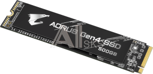 1000592609 Твердотельный накопитель GIGABYTE AORUS SSD 500GB, 3D TLC, M.2 (2280), PCIe Gen 4.0 x4, NVMe, R5000/W2500, TBW 850