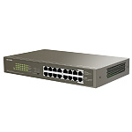 11045967 TENDA TEG1116P-16-150W Коммутатор в стойку 16-Ports 10/100/1000 Base-T 16-Ports PoE(PoE бюджет 135W)