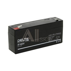 1457401 Delta DT 6033 (3,3 А\ч, 6В) свинцово- кислотный аккумулятор