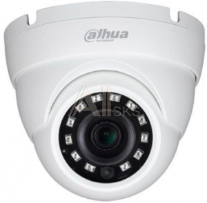 1455097 Камера видеонаблюдения аналоговая Dahua DH-HAC-HDW1801MP-0280B 2.8-2.8мм HD-CVI HD-TVI цветная корп.:белый