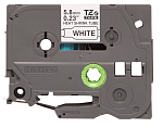 HSE211 Brother HSe211: термоусадочная кассета с лентой для печати черным на белом фоне, ширина: 5,8 мм