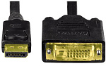 824154 Кабель Hama H-54593 DisplayPort (m) DVI-D (m) 1.8м (00054593) черный