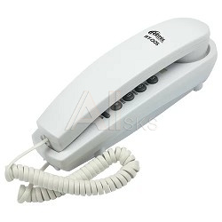 1479072 RITMIX RT-005 white {проводной телефон, повторный набор номера, настенная установка, кнопка выключения микрофона, регулятор громкости звонка}
