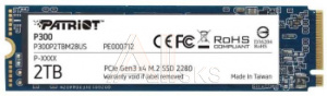 1437311 Накопитель SSD Patriot PCIe 3.0 x4 2TB P300P2TBM28 P300 M.2 2280