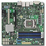 1505872 Supermicro MBD-X11SAE-M-O, Xeon 1xLGA1151/iC236/4xDDR4/8xSATA3/VGA/Audio/2xGlan/mATX BOX