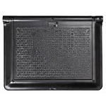 1497178 BURO Подставка для ноутбука 17"398x300x29mm 2xUSB 2x 140mmFAN 926г металлическая сетка/пластик черный (BU-LCP170-B214)