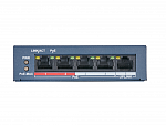 1000561016 Сетевой неуправляемый коммутатор, 4 RJ45 100M PoE, 1 порт с высоким приоритетом; 1 Uplink порт 100М Ethernet; PoE: IEEE802.3af, IEEE802.3at; бюджет