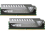 1224771 Модуль памяти PATRIOT Viper Elite Gaming DDR4 Общий объём памяти 8Гб Module capacity 4Гб Количество 2 2133 МГц Множитель частоты шины 14 1.2 В серый P