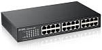 GS1100-24E-EU0103F Коммутатор Zyxel Networks Zyxel GS1100-24E, 24xGE, rack 19", бесшумный