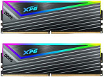 31050027 Memory Module ADATA Gaming DDR5 Общий объём памяти 32Гб Module capacity 16Гб Количество 2 6000 МГц Радиатор Множитель частоты шины 40 1.35 В RGB серый