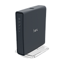 RB952Ui-5ac2nD-TC MikroTik hAP ac lite with 650MHz CPU, 64MB RAM, 5xLAN, built-in 2.4Ghz 802.11b/g/n two chain wireless with integrated antennas, built-in 5Ghz 802.11ac