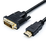 1329554 Кабель HDMI/DVI 1.8M AT3808 ATCOM