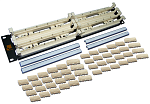LAN-RS110-200FT 200-парный 110 кросс LANMASTER 19" 2U, блоки в комплекте