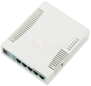 RB951G-2HnD MikroTik RouterBOARD 951G-2HnD with 600Mhz CPU, 128MB RAM, 5xGbit LAN, built-in 2.4Ghz 802b/g/n 2x2 two chain wireless with integrated antennas, deskt