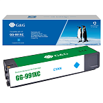 GG-991XC Cartridge G&G 991X для HP PageWide Managed, (16 000стр.), голубой (аналог X4D10AC,M0K06XC,M0J90AE)