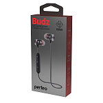 1733281 Perfeo наушники внутриканальные с микрофоном беспроводные BUDZ чёрные [PF_A4344]