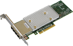 1000477373 Контроллер жестких дисков Microsemi Adaptec HBA 1100-16e Single, 16 external ports, PCIe Gen3,x8,FlexConfig,