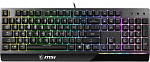1391847 Клавиатура MSI Vigor GK30 RU черный USB for gamer LED