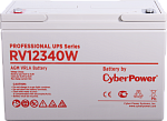 1000527504 Аккумуляторная батарея PS UPS CyberPower RV 12340W / 12 В 93 Ач Battery CyberPower Professional UPS series RV 12340W, voltage 12V, capacity