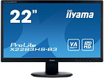 1027199 Монитор Iiyama 21.5" X2283HS-B3 черный VA LED 4ms 16:9 HDMI M/M матовая 3000:1 250cd 178гр/178гр 1920x1080 D-Sub DisplayPort FHD 3кг