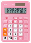 1905869 Калькулятор настольный Deli EM210FPINK розовый 12-разр.
